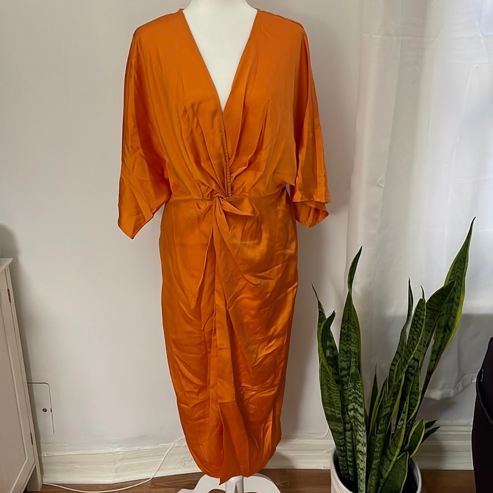 NWT ASOS twist midi dress